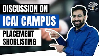 How to Prepare for ICAI Campus Placement? Which Company To Select In ICAI Campus