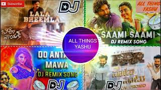 Telugu Super Hit Songs DJ Remix Full Bass# All Time Telugu Trending DJ Songs#  All Things Yashu