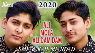 2020 New Manqabat | Ali Mola Ali Dam Dam (Medley) | Saif Miandad, Kaif Miandad |   Hi-Tech Islamic