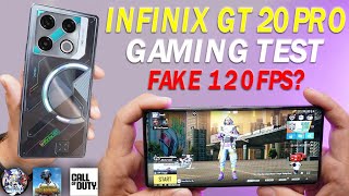 INFINIX GT 20 PRO 120 FPS 1Hour BGMI/ PUBG Gaming Test | Battery Drain