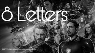 8 Letters ft. Infinity War (2018)😭 || Avengers Infinity War Music Video ||