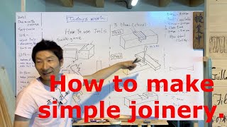 How to make simple joinery.