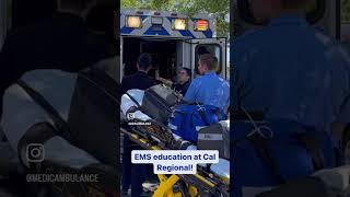 We visited the EMT class at Cal Regional! #medicambulance