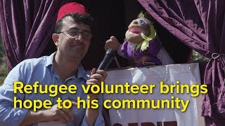 Lebanon: refugee volunteer brings hope to his community