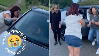 Fake Traffic Collision Turns Out To Be Surprise Birthday Reunion For Mom