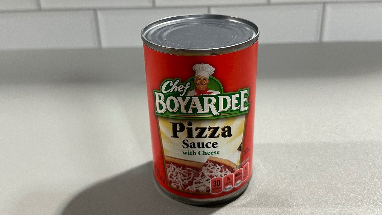 Chef Boyardee Pizza Sauce With Cheese - 15 Ounce - YouTube