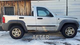 2004 Jeep Liberty KJ pickup: another roof cut