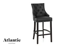 Ascot Bar Stool Leather