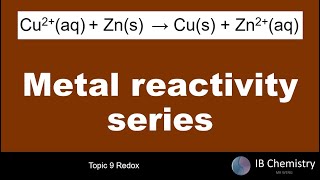 Metal reactivity series