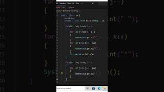 Print Left pascal's triangle star pattern program in java l #starpattern#CoderSandy0