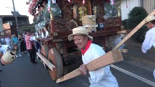 大木戸午後の巡行/諏訪神社秋季大祭