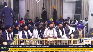 054 Ludhiana 5Jan2022 WedEve Rainsabai Keertan Bhai Avneet Singh Jee Kanpur