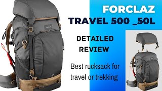 FORCLAZ Travel 500_ 50L rucksack #bagpack