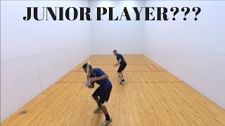 Racquetball Clips 38 -  This Junior is for real.