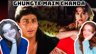 Ghoongte Main Chanda Song REACTION| Happy Birthday SRK 💖| Madhuri| Udit Narayan| KOYLA