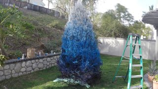 Making An Ombre Christmas Tree