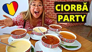 Trying 6 types of ROMANIAN Ciorbă 🇷🇴 (Romanian traditional food)