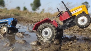 Farm Track Tractor Stuck Mud pulling out Eicher John Deere HMT Tractor ? | Tract