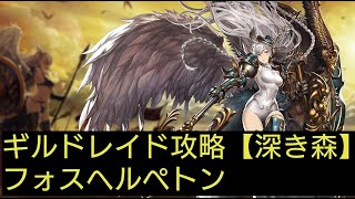 【ブラウンダスト】ギルドレイド攻略【フォスヘルペトン】【深き森】465万ダメージ編成【アリネス】