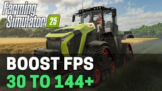 BEST PC Settings for Farming Simulator 25 (Maximize FPS & Visibility)