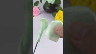 ribbon flower/paper craft #shorts #diy #craft #flowers