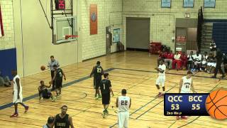 Men's Basketball: Queensborough vs. Bronx CC (01/08/2015)