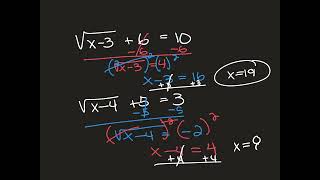 Solving Radical Equations