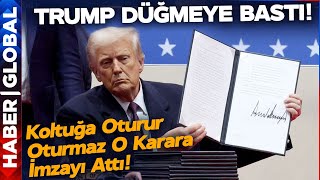 Trump Düğmeye Bastı! Koltuğa Oturdu O Kararı İmzaladı! On Binlerce ABD Polisi Harekete Geçti!