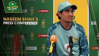 Naseem Shah's Press Conference | Pakistan vs South Africa, 1st Test Day 2