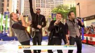 Backstreet Boys \u0026 NKOTB - Larger Than Life / You've Goy It ( Live Today Show 06-03-2011