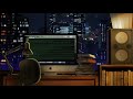 asmr ambience sounds of night room of the apartment keyboard typing sound