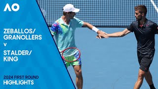 Granollers/Zeballos v King/Stalder Highlights| Australian Open 2024 First Round