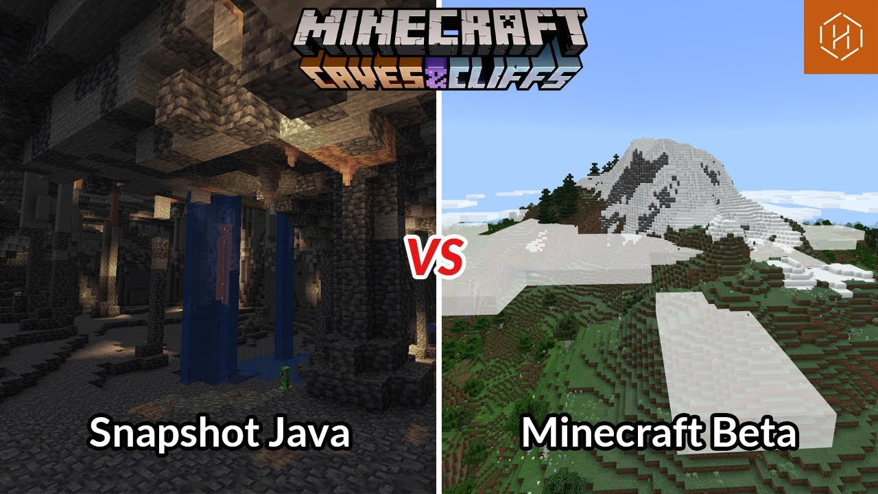 Apa Bedanya Snapshot Java Dan Minecraft Beta Di Update 1.17? - YouTube