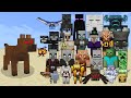 Hunting Dog vs All Mobs in Minecraft - Minecraft Mob Battle