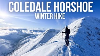 INCREDIBLE Winter Hike - Coledale Horseshoe - Lake District