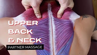 Upper Back & Neck PARTNER MASSAGE 🤏 🤏