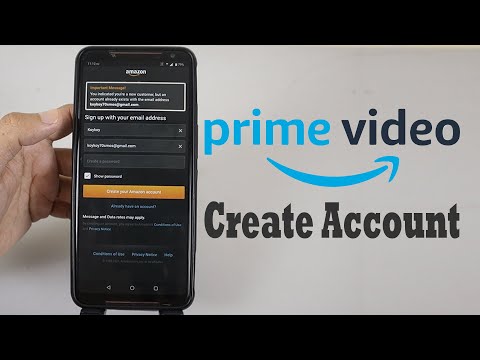 Cómo crear una cuenta de Amazon Prime Video