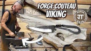 Forge couteau Viking hand forged knife ASMR