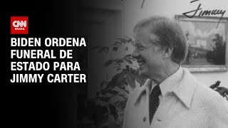 Biden ordena funeral de Estado para Jimmy Carter | LIVE CNN