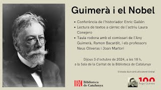 Jornada sobre Guimerà i el Premi Nobel