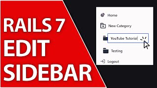 Craft an Editable Sidebar Rails 7 & Tailwind Guide