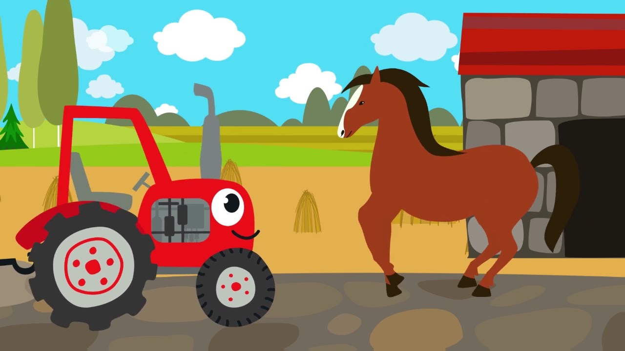 Котэ картинки из мультика синий трактор