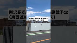 所沢駅西口から平岩建設本社まで歩いてみた