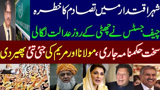 Historical decision of Chief justice IHC against Molana and Maryam? Court ordered strict action JUIF