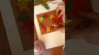 Easy Christmas greeting card idea | Merry Christmas card making #trending #cards #christmas