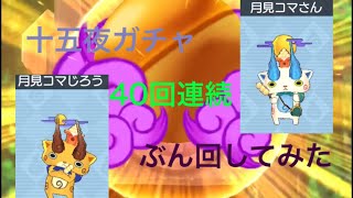 【妖怪ウォッチワールド】十五夜コインガチャ 40連回してみた。 YO-KAI WATCH WORLD