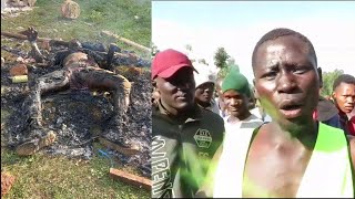 Police impersonator, alleged to be Governor Otuoma's goon lynched to death by angry Busia residents!