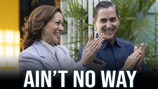Kamala claps along a protest song in Puerto Rico UNTIL she gets told what the so