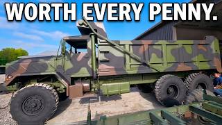 We Stole a 2018 Dump Bed for Our Army 6x6 Project!