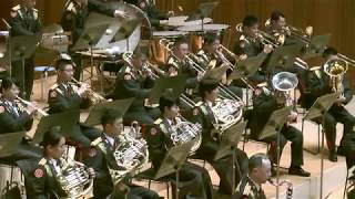 吹奏楽 コンサートマーチNo.1(ナンバーワン) 真島 俊夫作曲 陸上自衛隊第1音楽隊 JGSDF 1st Band Concert March No.1 by Toshio Majima